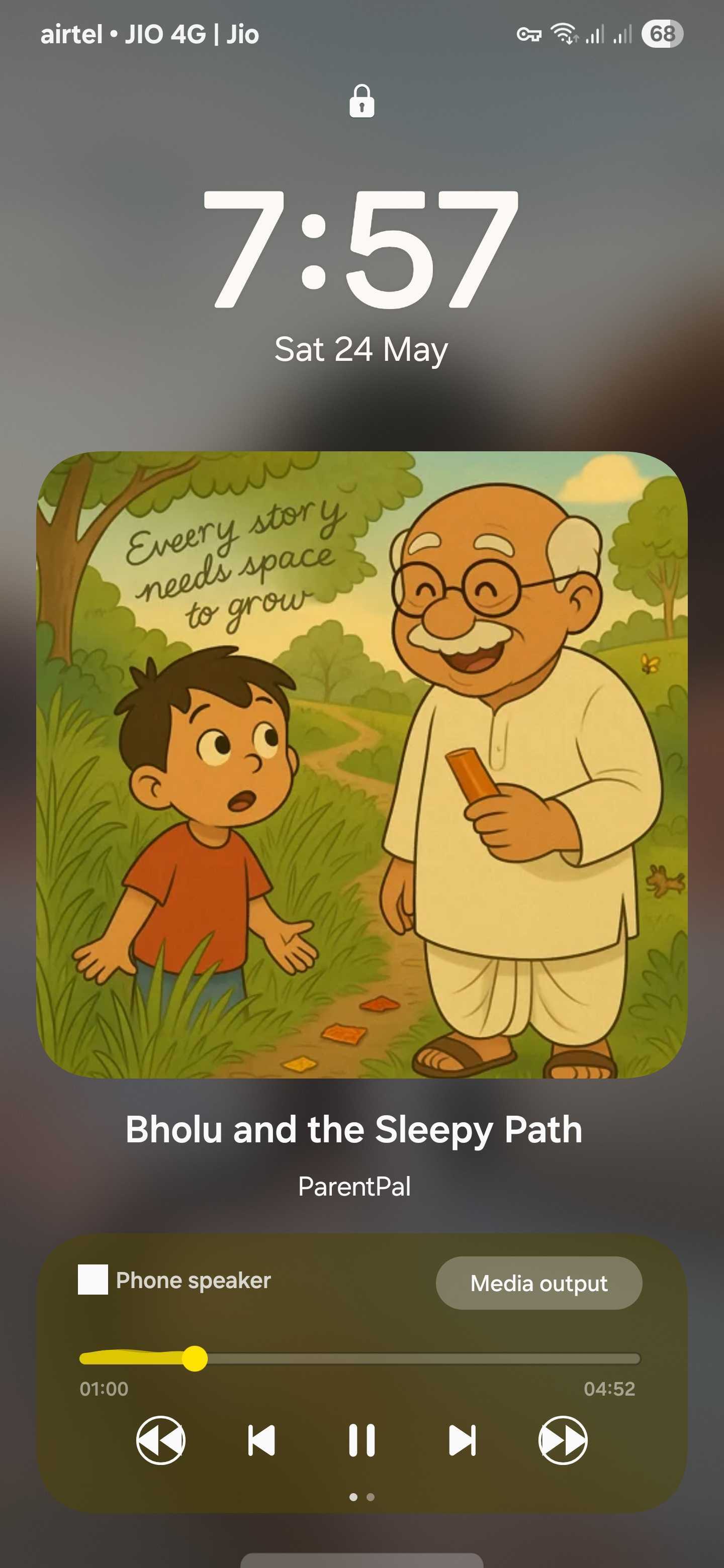 HeyMinie phone interface